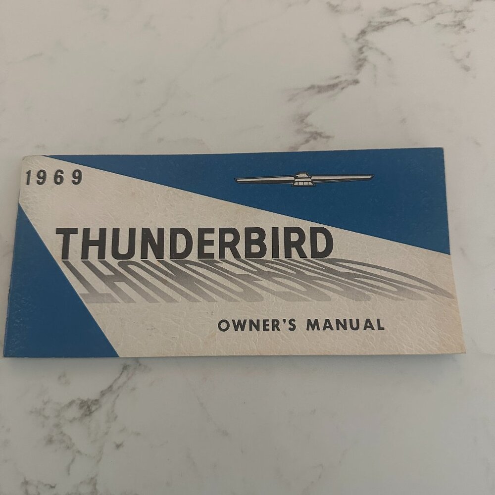 1969 Ford Thunderbird Owner's Manual